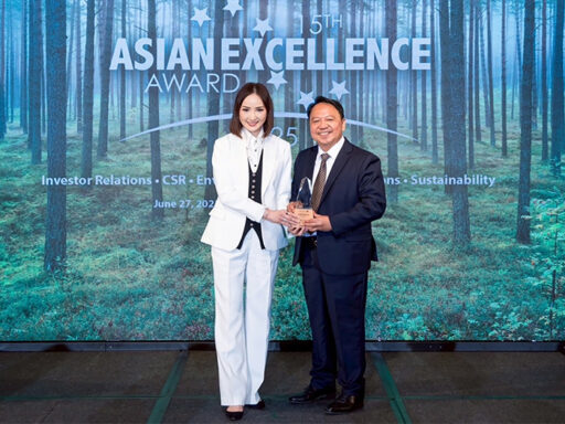 GULF wins four awards Asian Excellence Award 2025 sustainability leadership GULF 4 รางวัล Asian Excellence Award 2025 ความยั่งยืน นักลงทุนสัมพันธ์