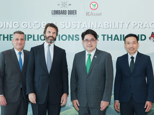 KAsset และ Lombard Odier จัดสัมมนา Decoding Global Sustainability Practices – SD Perspectives Sustainability Media in Thailand
