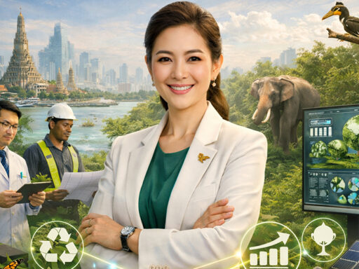 ภาพสื่อสารแนวคิดผู้นำองค์กรกับกลยุทธ์ความหลากหลายทางชีวภาพและ Nature-Positive เพื่อความยั่งยืนเชิงระบบ – SD Perspectives : Strategic Sustainability Media in Thailand