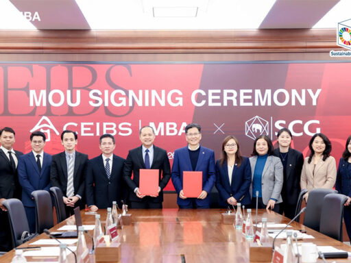 SCG และ CEIBS ลงนามความร่วมมือพัฒนา China-ready Talent เพื่อเชื่อมธุรกิจจีน–อาเซียน