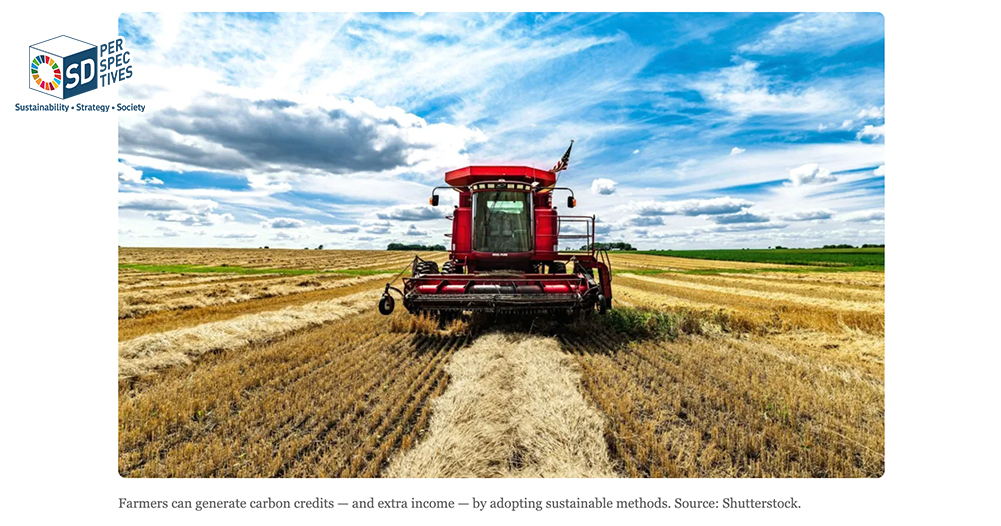 Farmland Carbon Credits จาก regenerative agriculture ช่วยลด Scope 3 emissions ของบริษัท เช่น Microsoft และ Walmart ในกลยุทธ์ ESG และ Net Zero