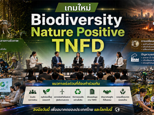 2030 คือบททดสอบสำคัญของประเทศไทยในการรับมือ Biodiversity และ Climate เมื่อ Net Zero และ Nature Positive ต้องเดินคู่กัน พร้อมปรับธุรกิจสู่กรอบ TNFD เพื่อแข่งขันในเศรษฐกิจโลกสู่ปี 2050 | SD Perspectives : ESG & Business Strategy Media in Thailand