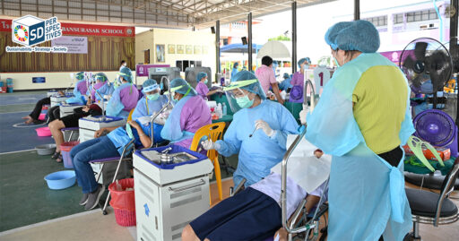 GULF Sparks Smiles ปี 6 หน่วยทันตกรรมเคลื่อนที่ให้บริการประชาชนในชุมชน สะท้อน ESG ด้านสุขภาพ โดย SD Perspectives : ESG & Business Strategy Media in Thailand