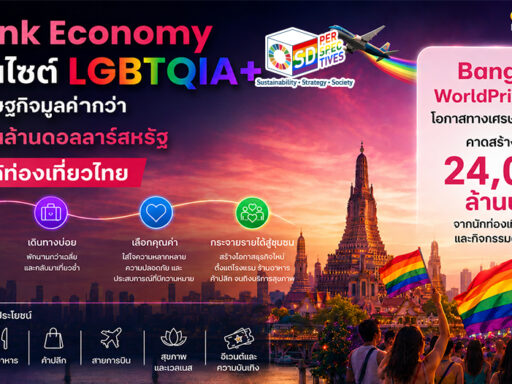 Pink Economy และ LGBTQIA+ โอกาสเศรษฐกิจมูลค่า 4.7 ล้านล้านดอลลาร์สหรัฐ สู่ Bangkok WorldPride 2030