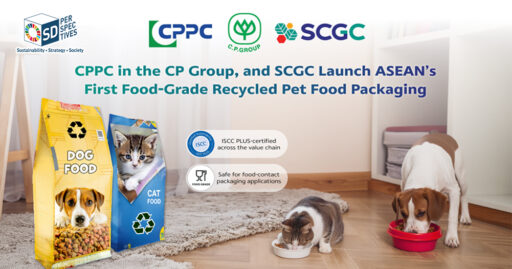 CPPC and SCGC food-grade recycled pet food packaging produced through advanced recycling