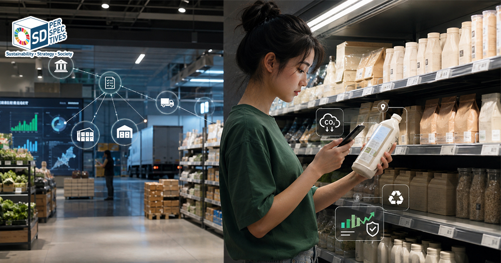 ผู้บริโภคใช้ AI ตรวจสอบข้อมูล ESG และรอยเท้าคาร์บอนของสินค้าในธุรกิจค้าปลีกยุคใหม่ SD Perspectives : ESG & Business Strategy Media in Thailand