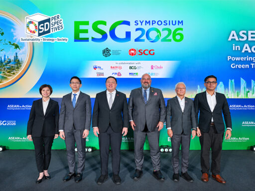 ESG Symposium 2026 ผนึกพลังอาเซียนขับเคลื่อนการเปลี่ยนผ่านสีเขียว SD Perspectives : ESG & Business Strategy Media in Thailand
